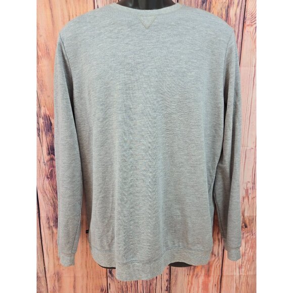 Travis Mathew Mens Large Grey Crewneck Stretch Shirt - Picture 1 of 7